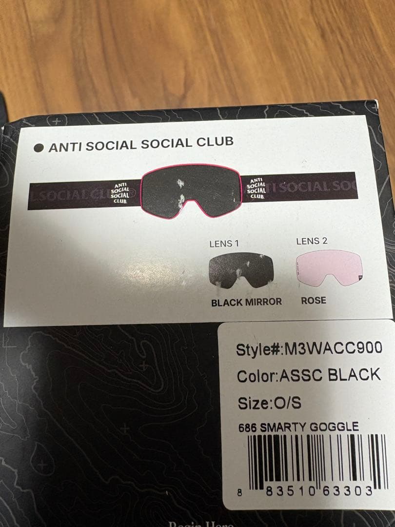 ASSC 686 ゴーグル コラボ electric オークリー smith