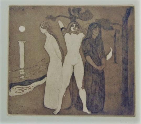 EDVARD MUNCH、エドヴァルド・ムンク【Das Weibkas】