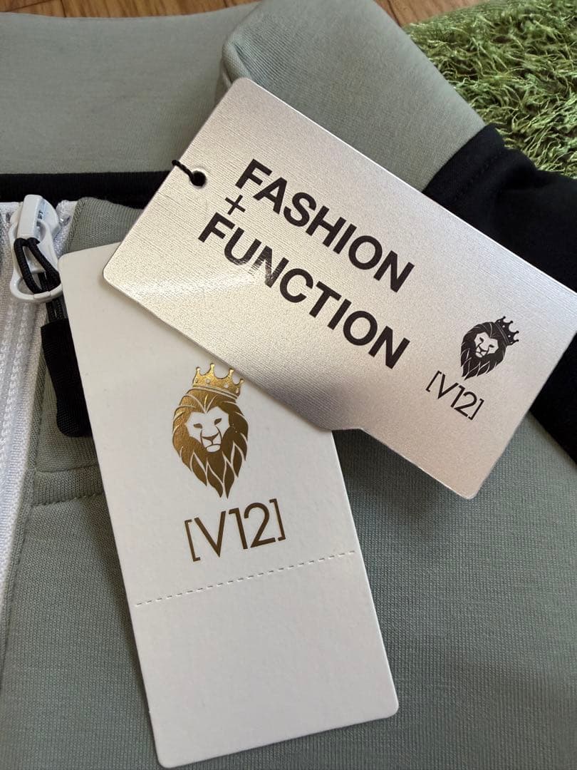 新品正規品【V12/XL】ダンボールニットハーフジップウェアジャケットスウェット