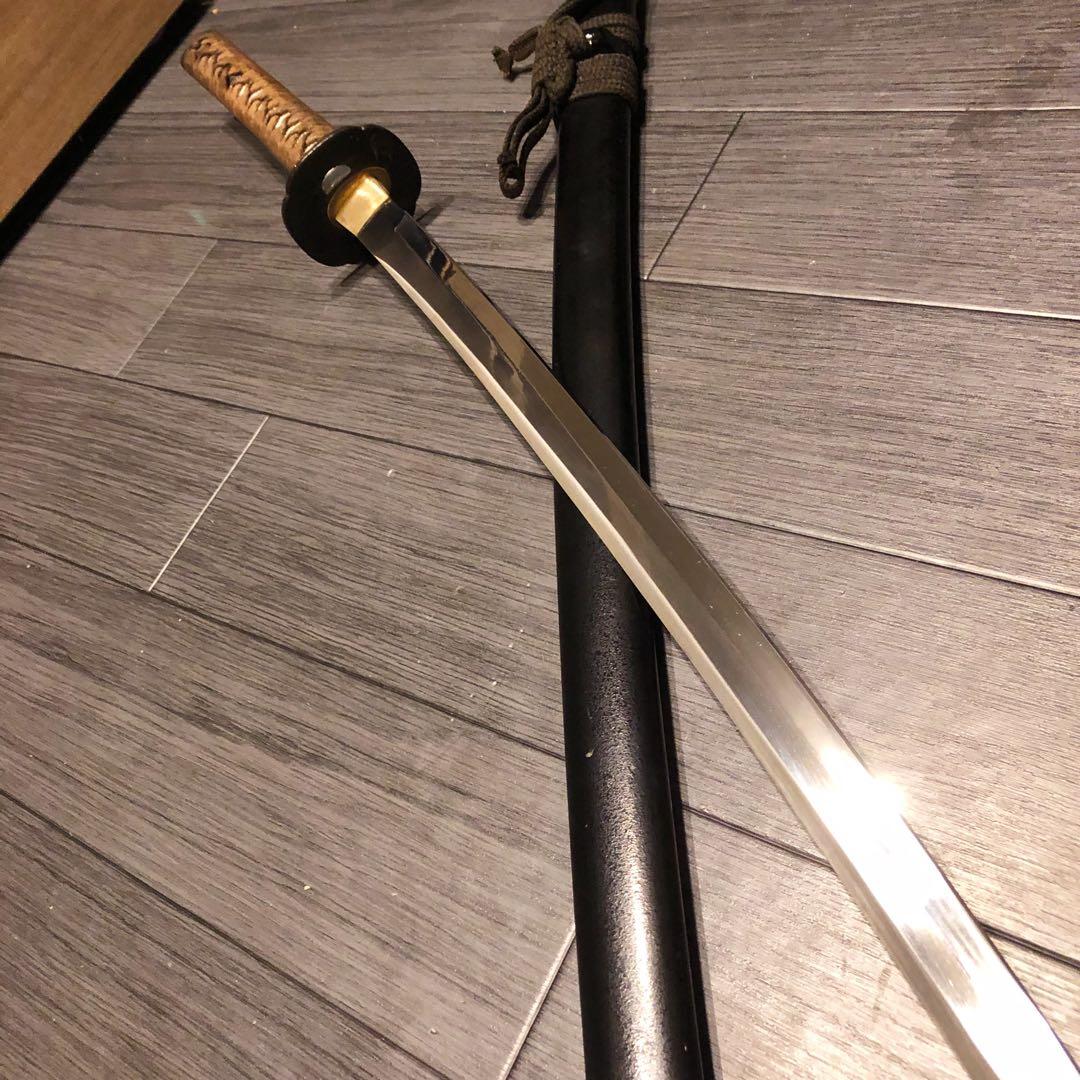 高級模造刀　高級居合刀　研波刃　合金　本格