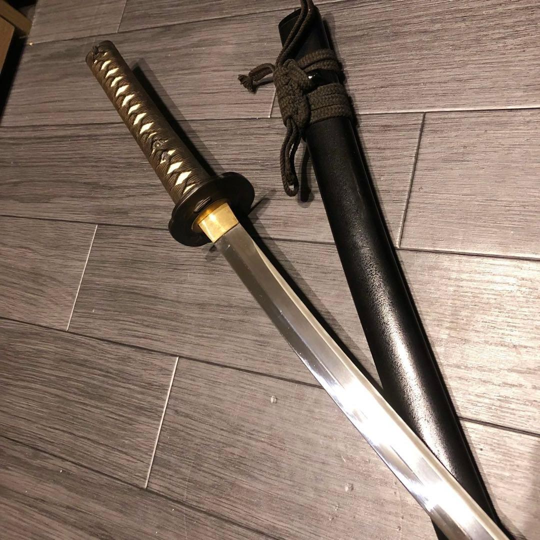 高級模造刀　高級居合刀　研波刃　合金　本格