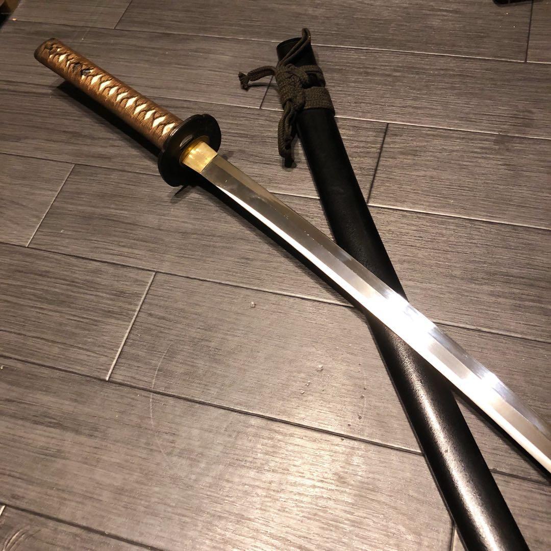 高級模造刀　高級居合刀　研波刃　合金　本格