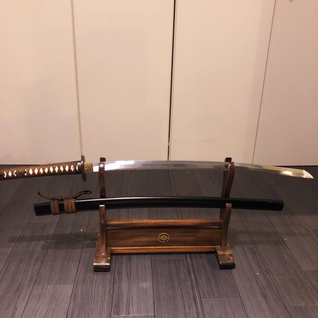 高級模造刀　高級居合刀　研波刃　合金　本格