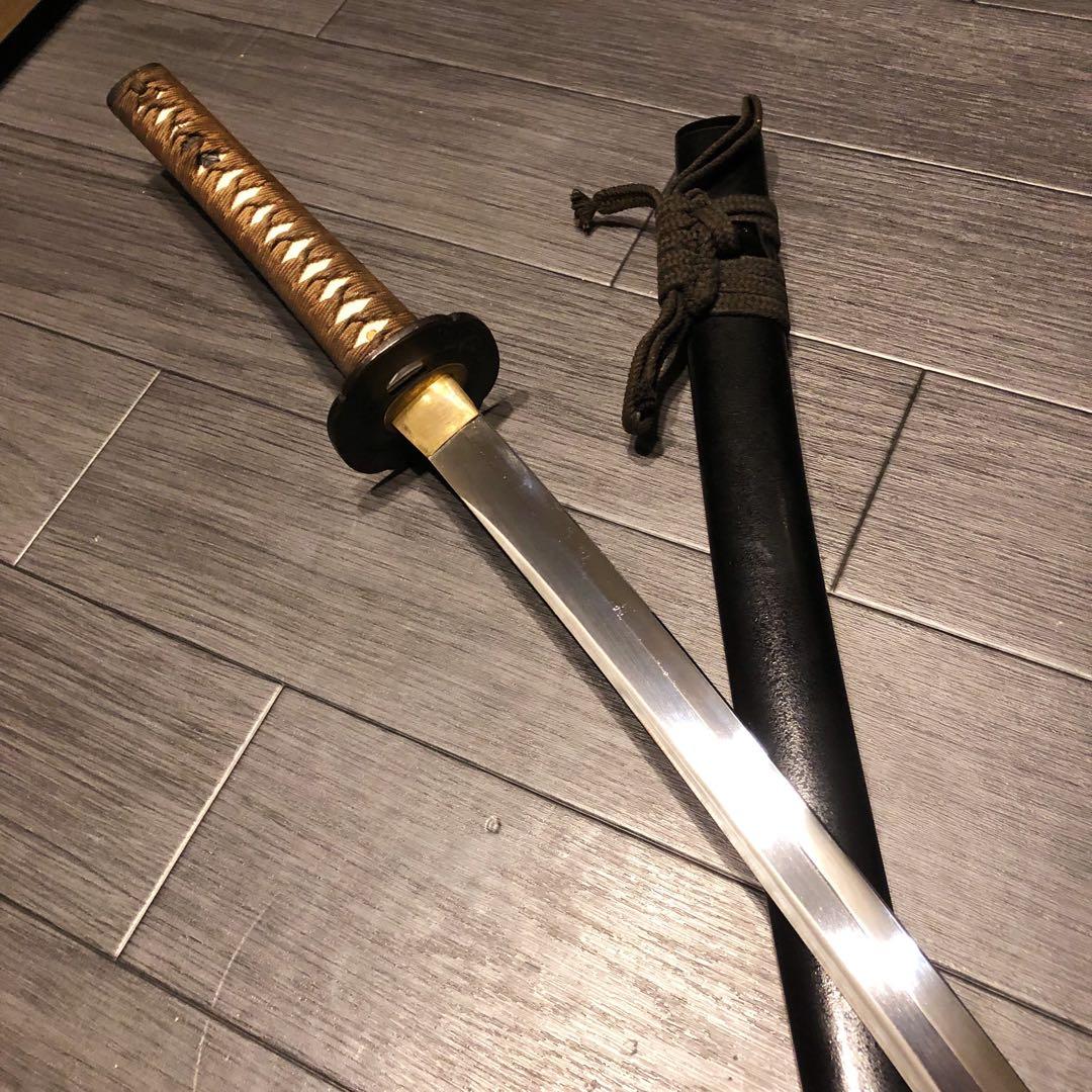 高級模造刀　高級居合刀　研波刃　合金　本格