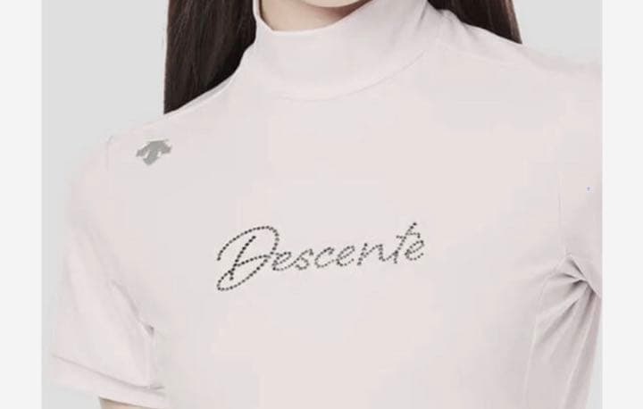 デサントゴルフ　LUXE クリスタルコレクション サイズ：S ピンクパープル