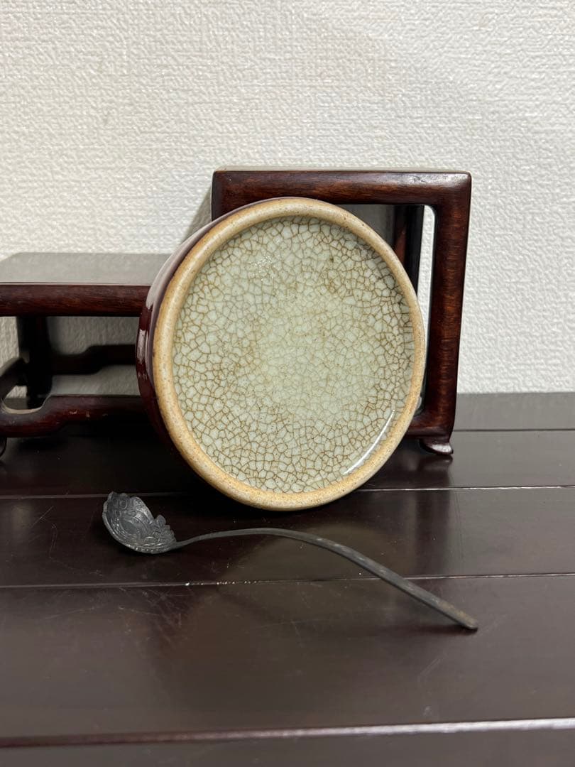 文房具　清康熙　 紅釉水盂/MT 2-66