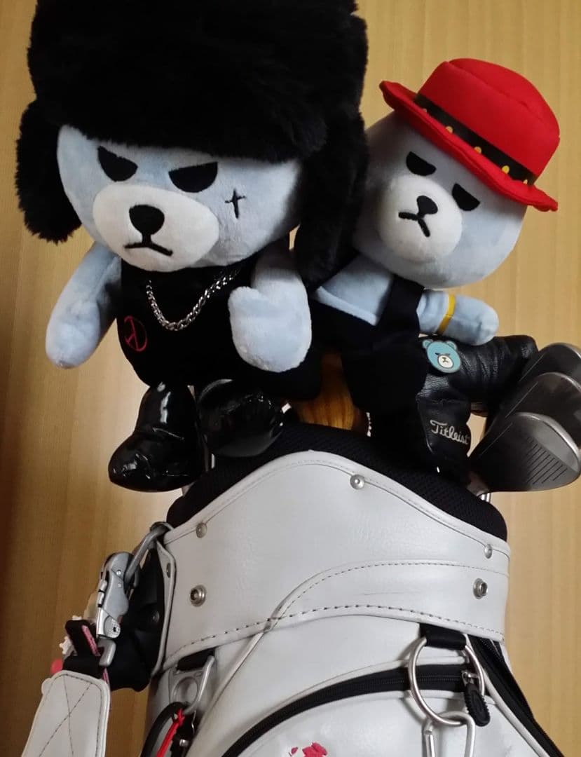BIGBANG　ゴルフヘッドカバー　２点セット　ぬいぐるみ