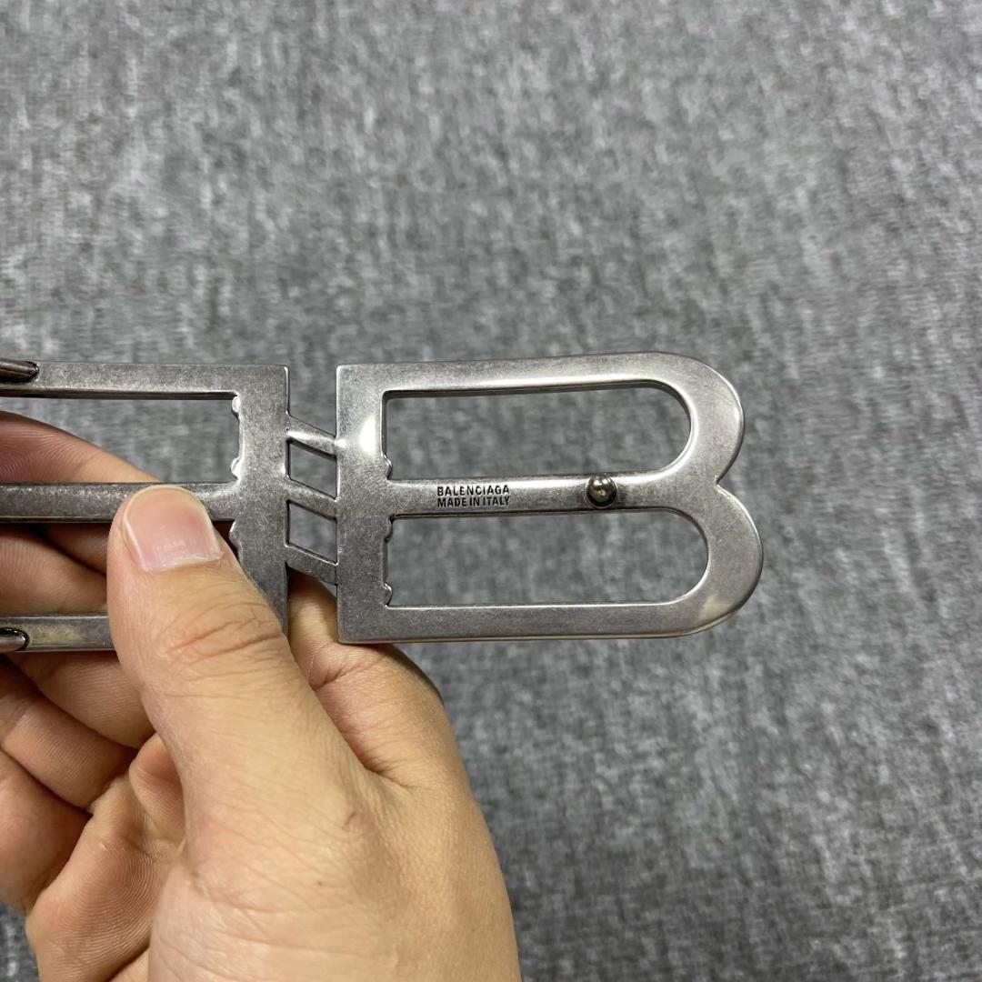 BALENCIAGA バレンシアガ BBバックル ベルト 90