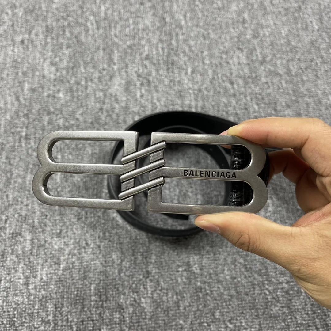 BALENCIAGA バレンシアガ BBバックル ベルト 90