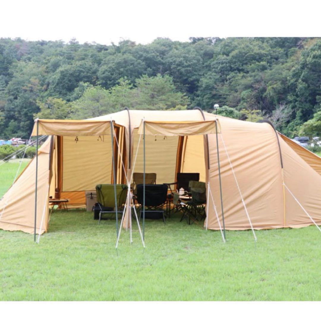 イグニオ 2ルーム型テント　ドームテント 4人用　キャノピー　キャンプ　新品