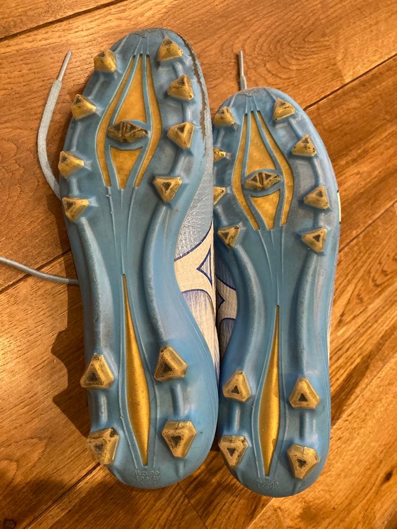 25cm Mizuno ELITE アルファ3ライトブルー