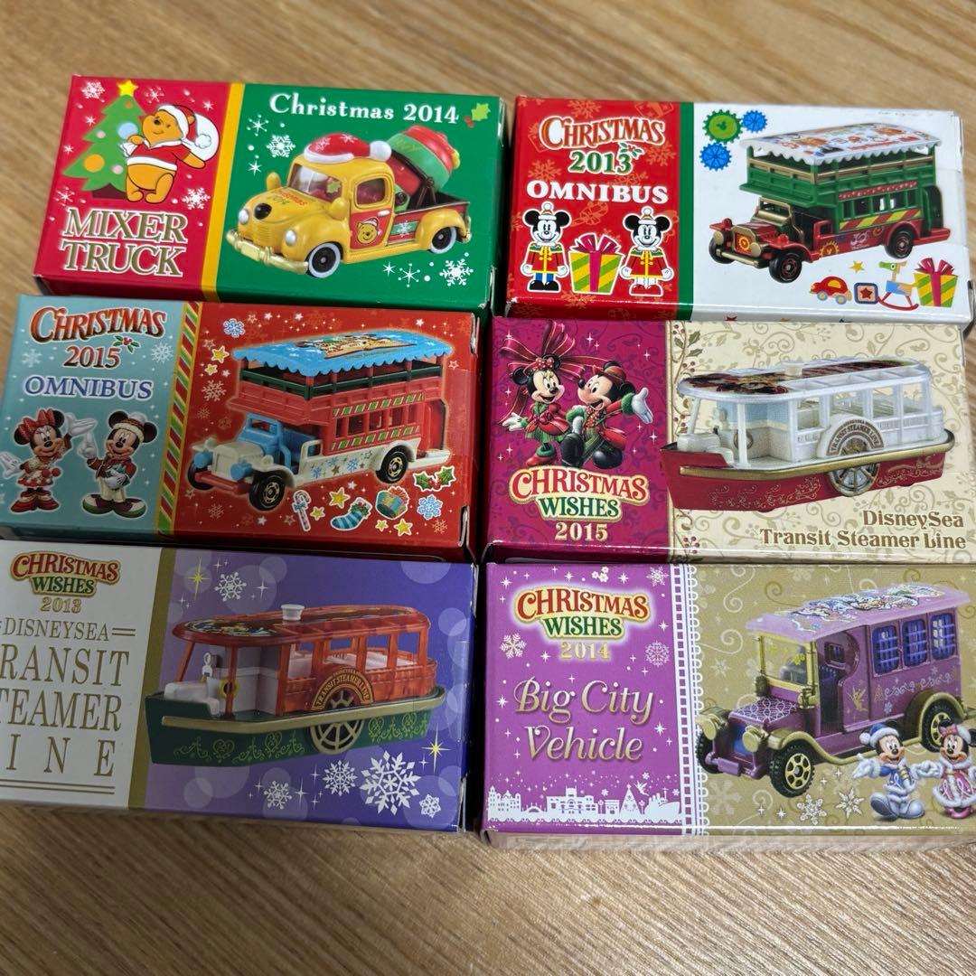 ディズニー　クリスマス　トミカセット