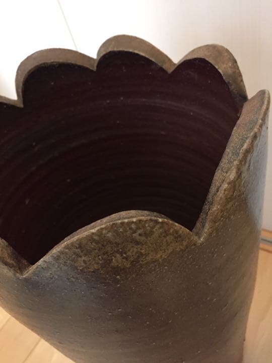 備前焼 花器 大友久