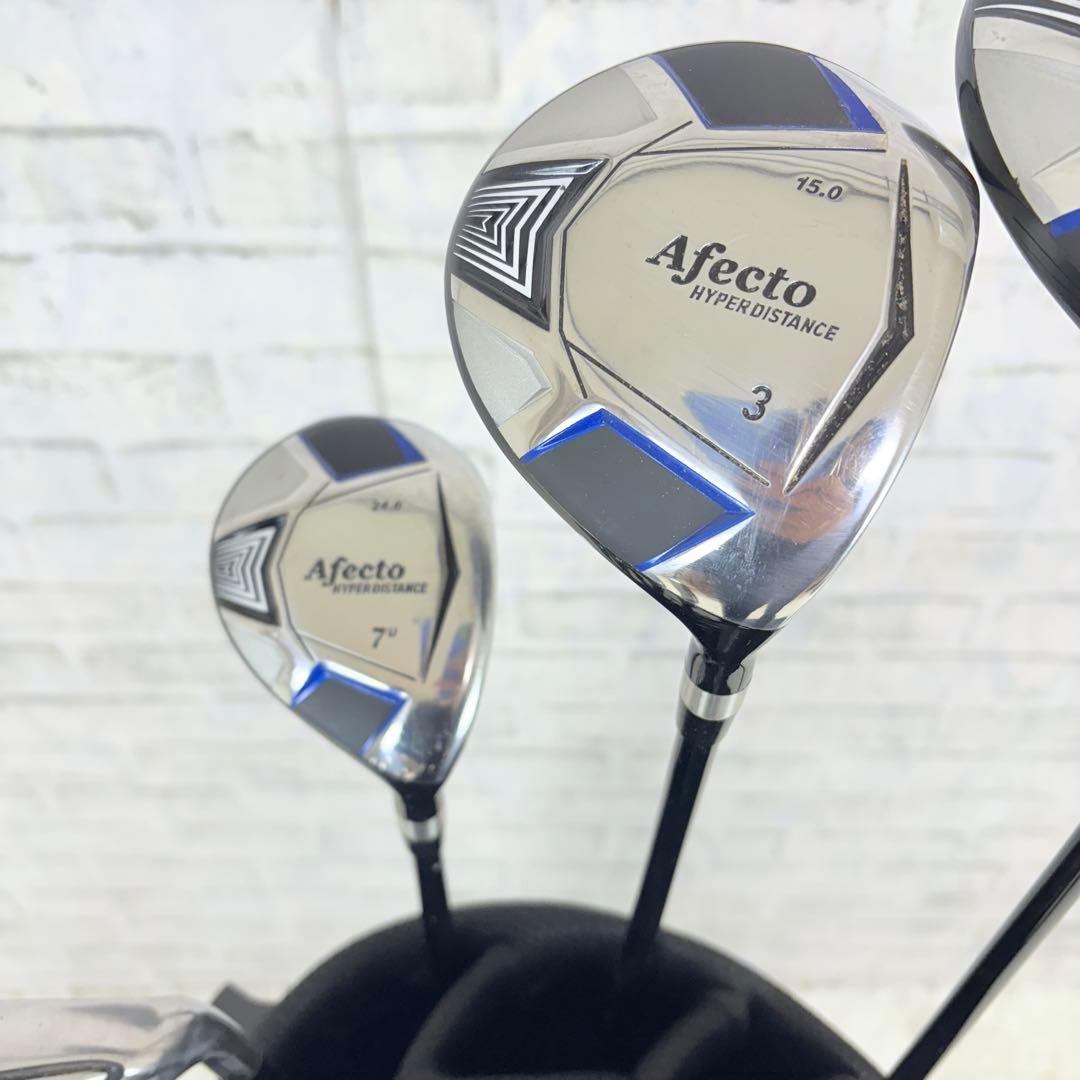 Afecto メンズクラブセット 9本 初心者 ビギナー ゴルフ コースデビュー