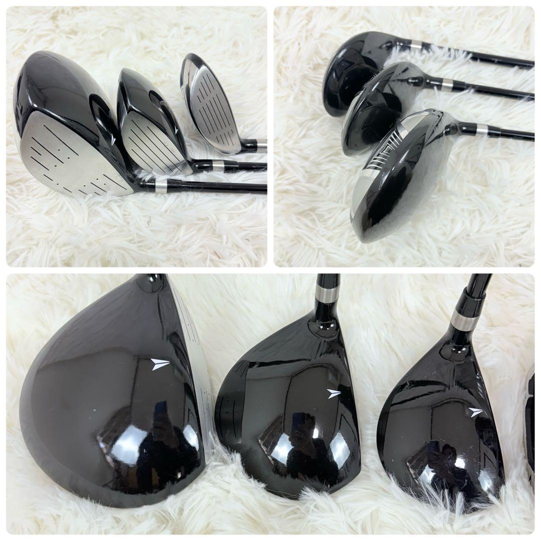 Afecto メンズクラブセット 9本 初心者 ビギナー ゴルフ コースデビュー