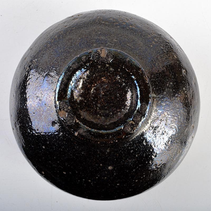 茶道具　楽吉左衛門　黒楽茶碗　堀内流五世　不識斎極め箱　D　R5963