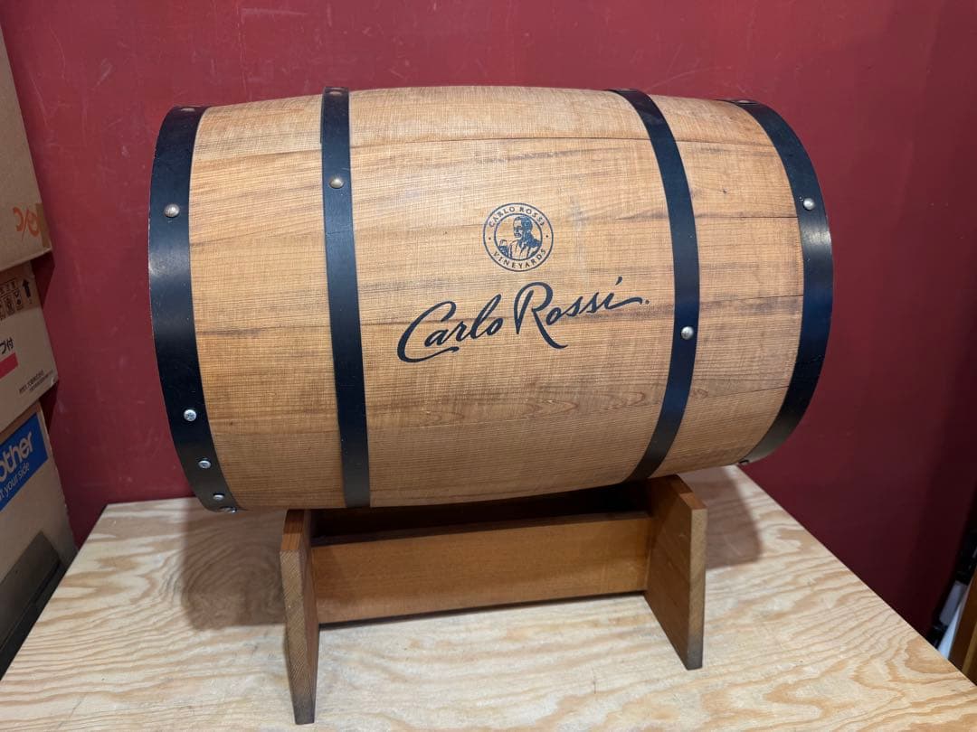 ［非売品］サントリー　カルロロッシワイン樽型サーバー(ボックスワイン用2個口)