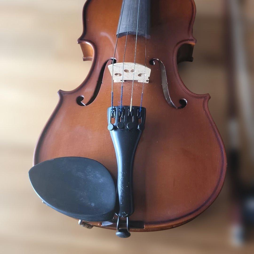 バイオリン3/4本体 木製 弓2本付き