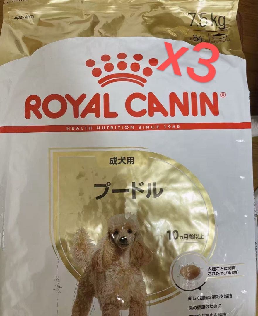  CANIN プードル用ドッグフード 7.5kg*3袋