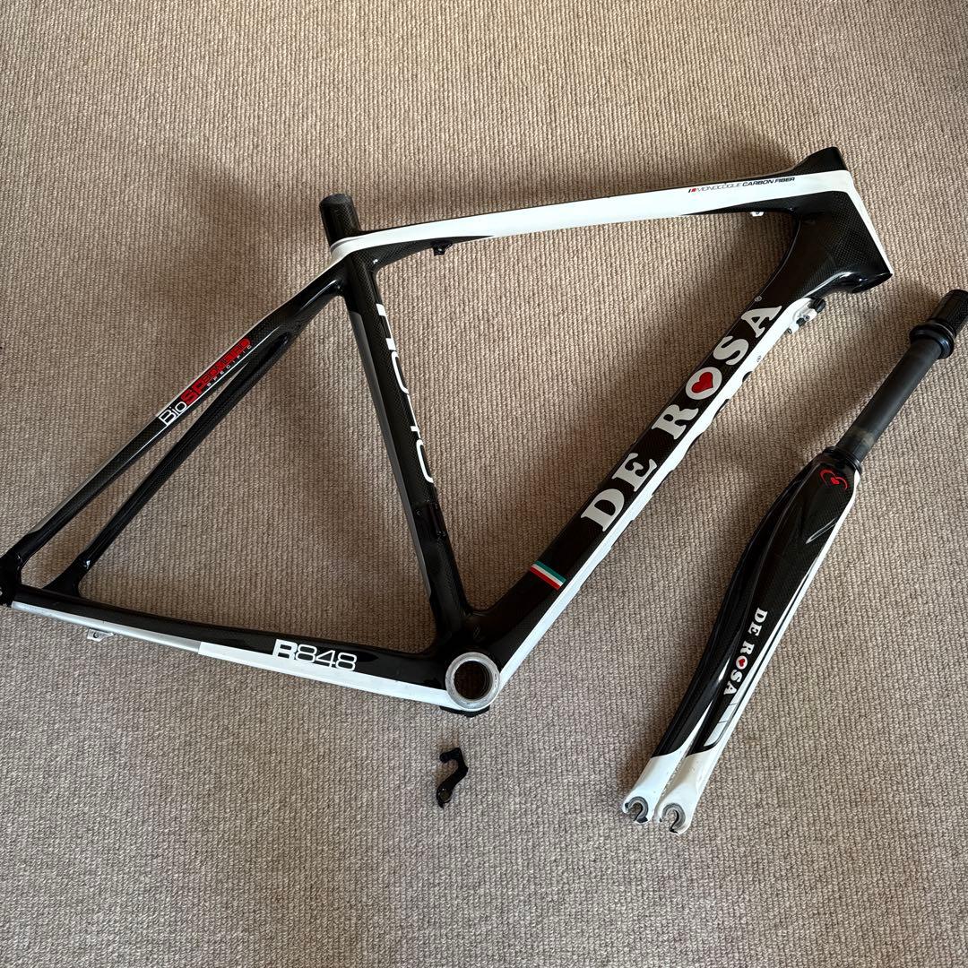 DEROSAデローザ　フレーム　フォーク　部品　3点セット！　ロードバイク