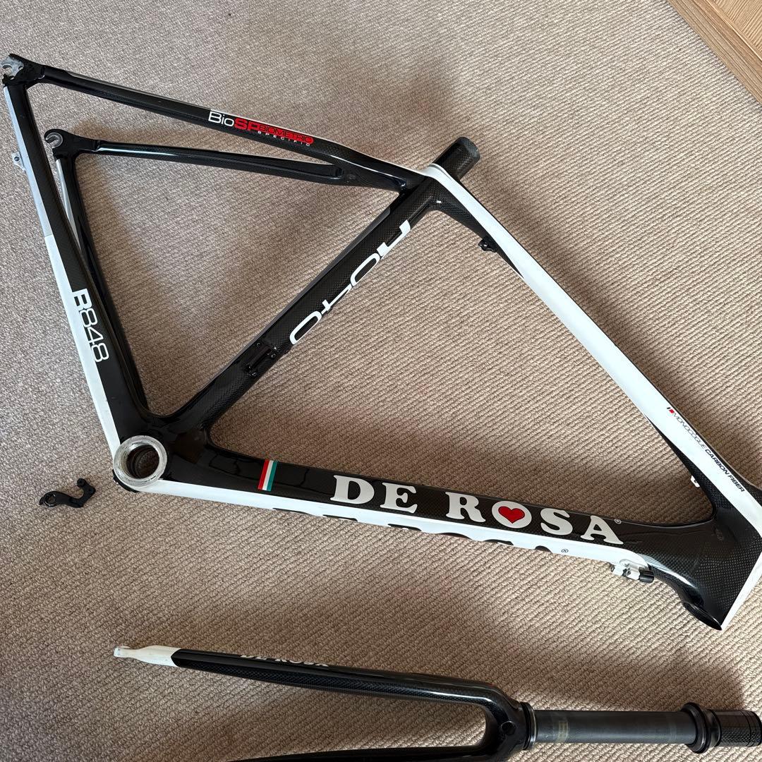 DEROSAデローザ　フレーム　フォーク　部品　3点セット！　ロードバイク