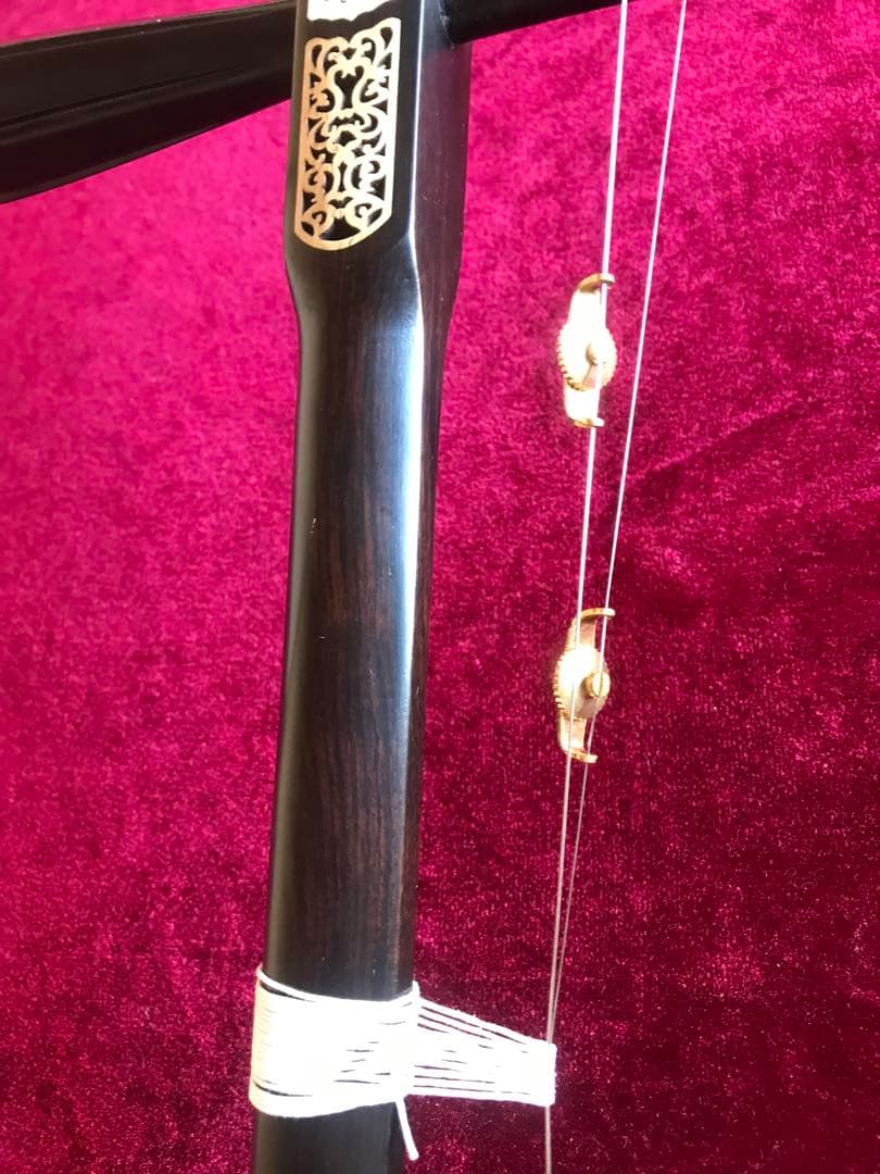 新年特価・二胡★上級黒檀★古月琴坊黄建洪★十年保証★必需品揃い★100％評価