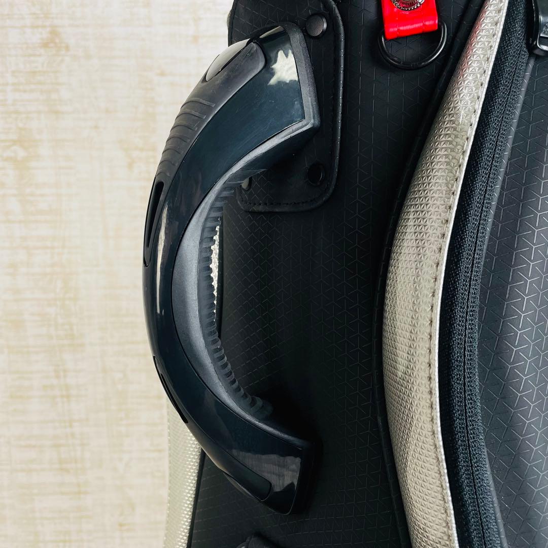 adidas アディダス　ツアープロダイナミック キャディバッグ 鏡面3ライン