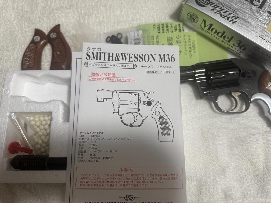 タナカ　M49ボディガード　スチールジュピターフィニッシュ（木製グリ・カスタム）