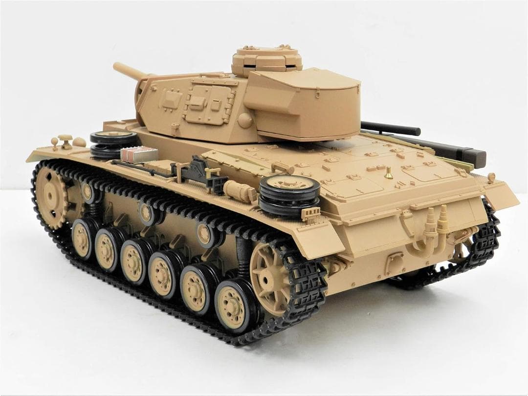 技術基準適合証明済 ヘンロン 1/16 戦車ラジコン ドイツ陸軍 Ⅲ号 H型