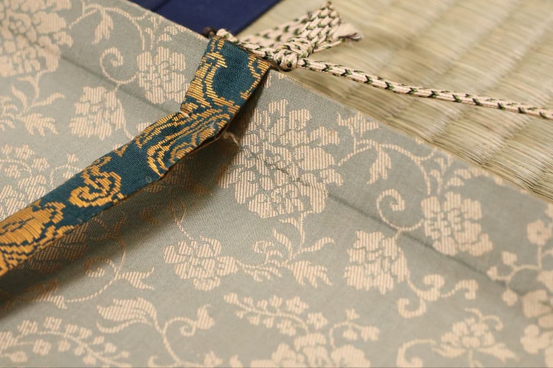 【真作】日本画 立野雪郷 吉野熊野 風景画 絹本 掛軸 富山県高岡 合箱 横物