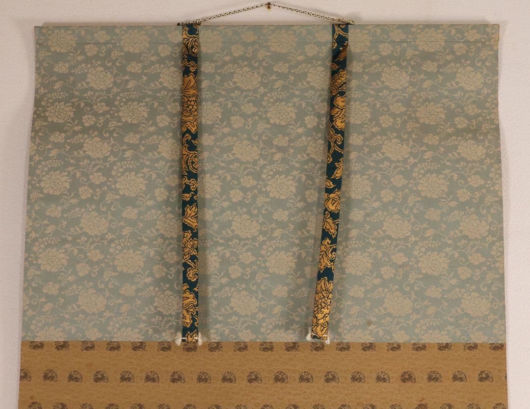 【真作】日本画 立野雪郷 吉野熊野 風景画 絹本 掛軸 富山県高岡 合箱 横物