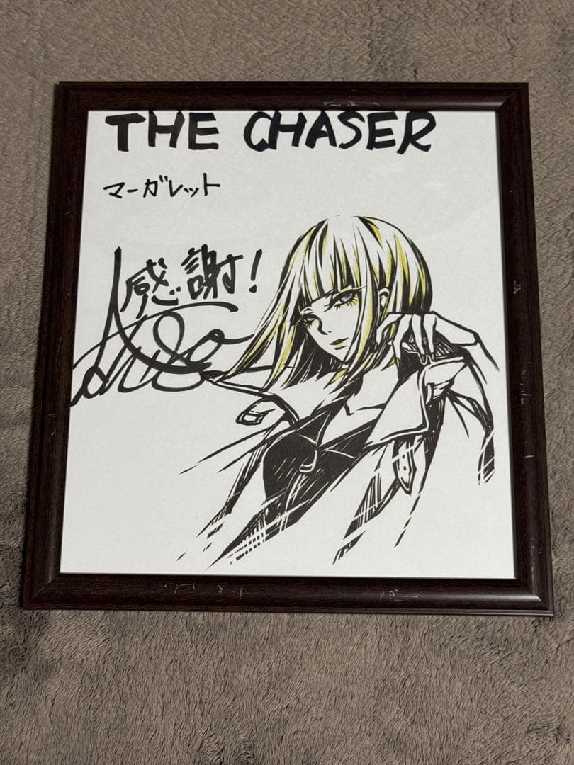 か*つ様 安済知佳さん サイン入りイラスト色紙