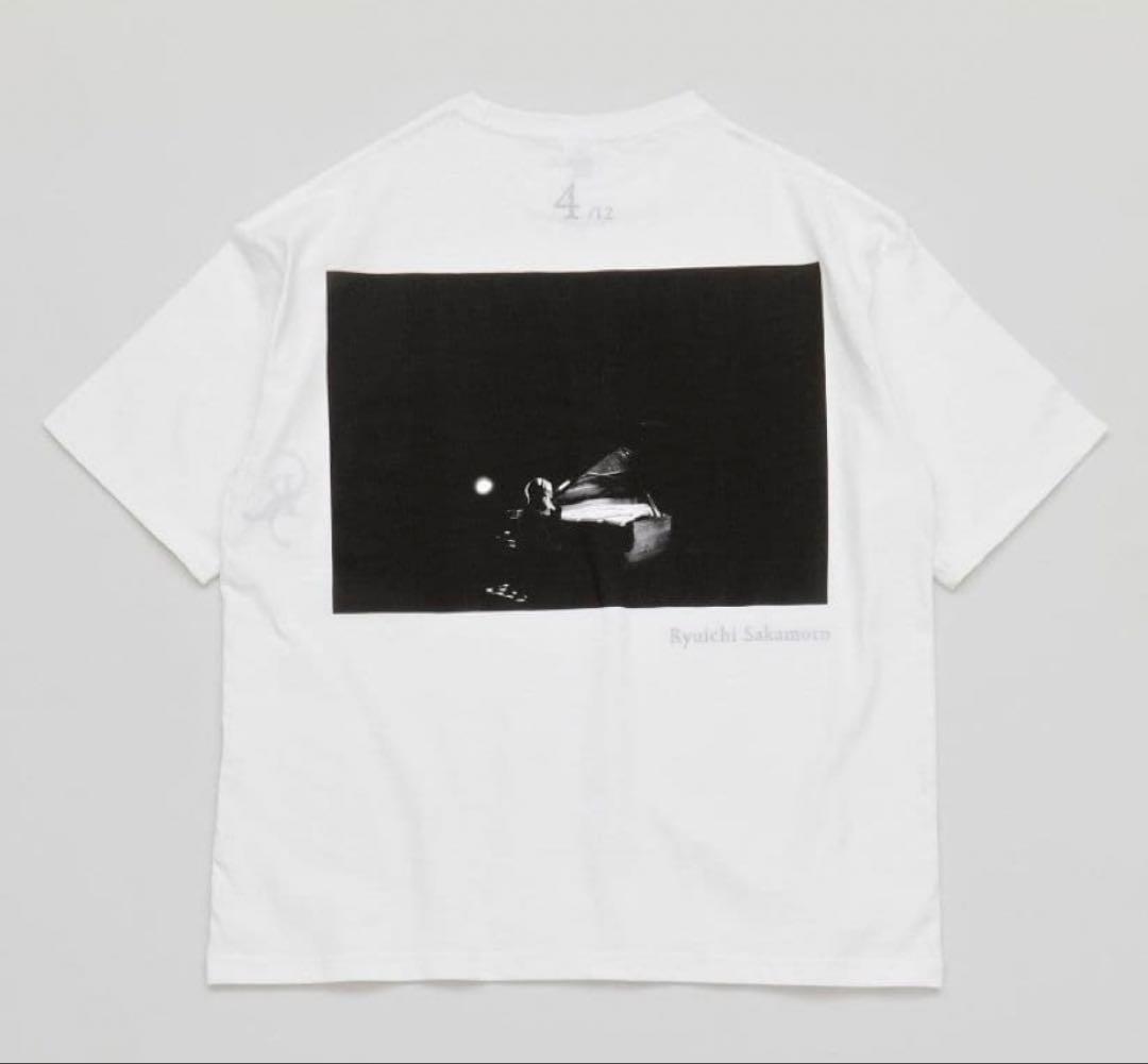 【新品、未開封】 坂本龍一「12」Tシャツ Lサイズ　4月