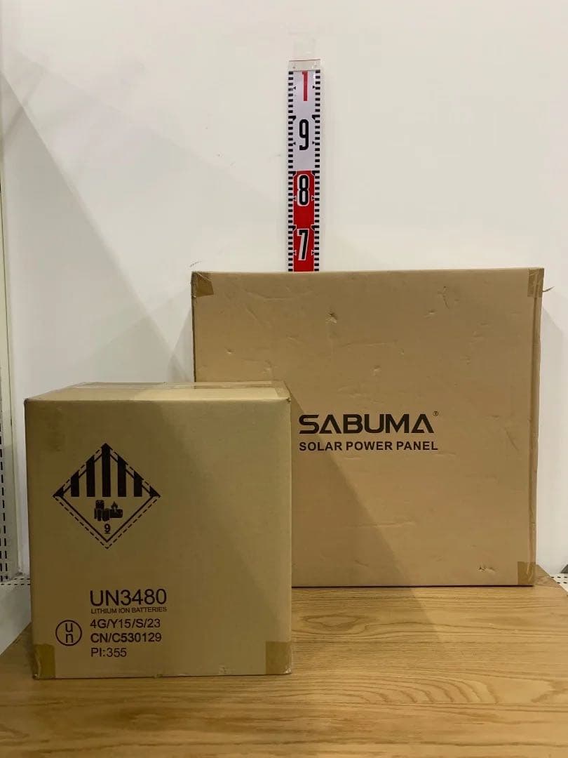 未開封SABUMA ポータブル電源・純正ソーラーパネル 2点セット