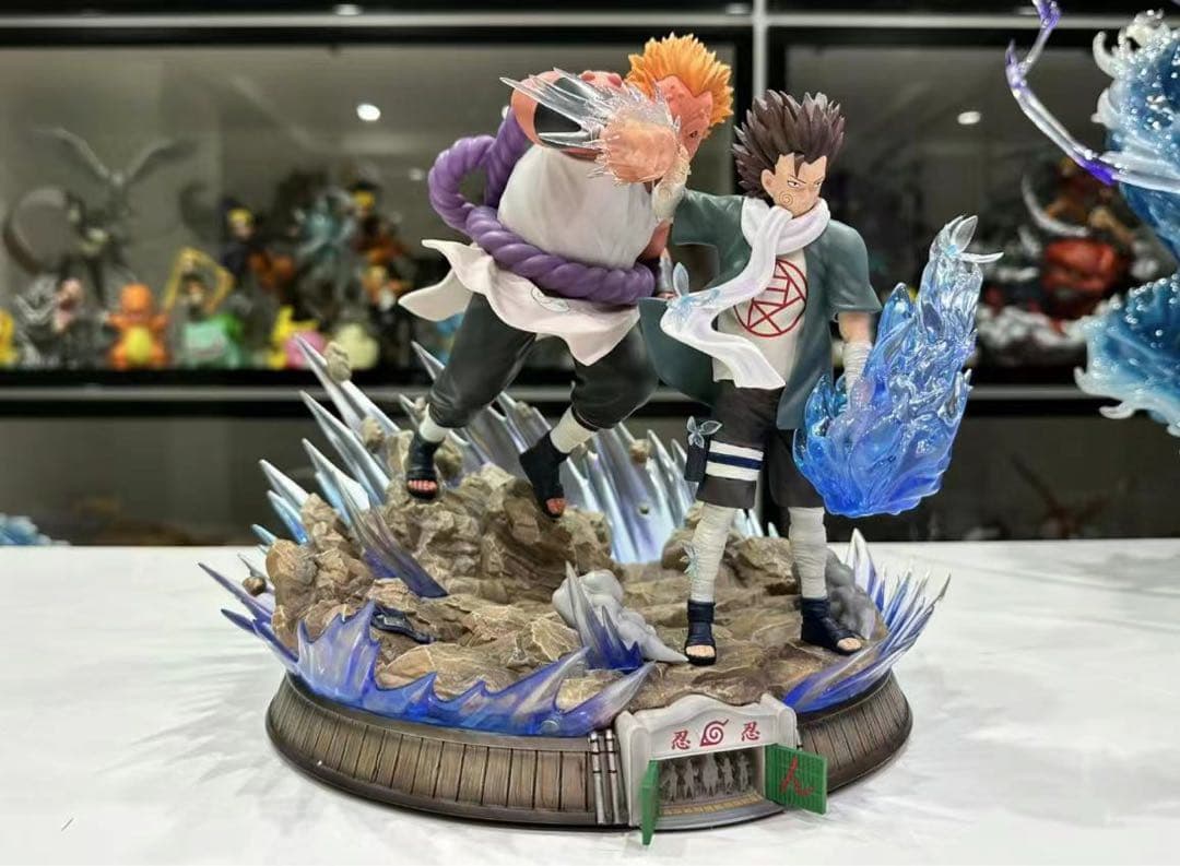 ナルト 秋道チョウジ vs じろうぼう ガレージキット ガレキ スタチュー