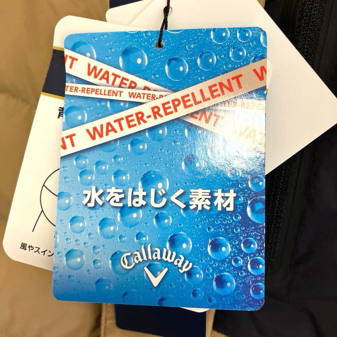 L 新品　キャロウェイ　メンズ　ストレッチ2way ダウンジャケット　黒ベージュ