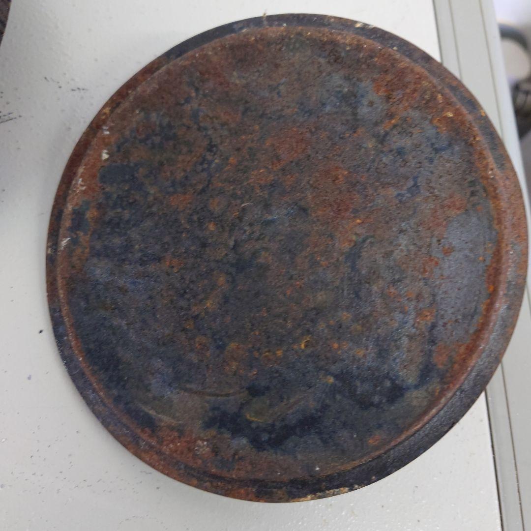 レトロ 花模様 鉄瓶