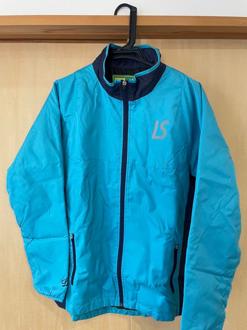 ルースイソンブラ中綿ピステ 上下セット 水色/ネイビー