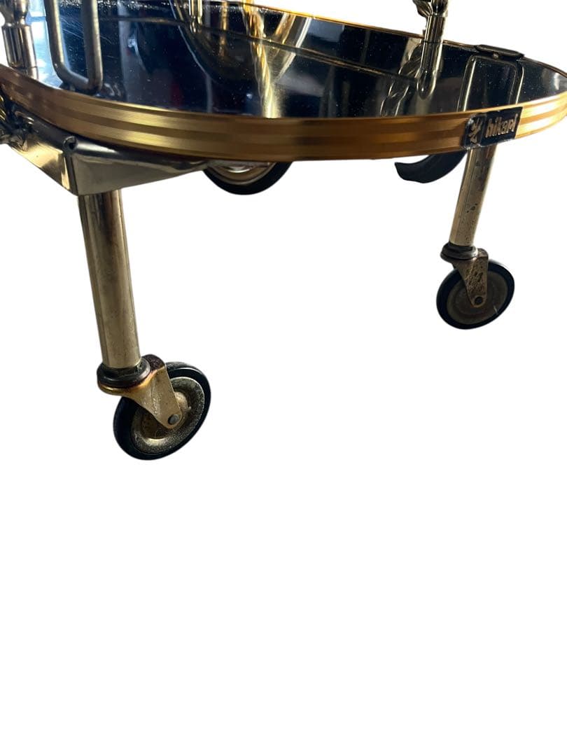 アンティーク 光家具 トローリー サービスワゴン ワインラック キッチンカート