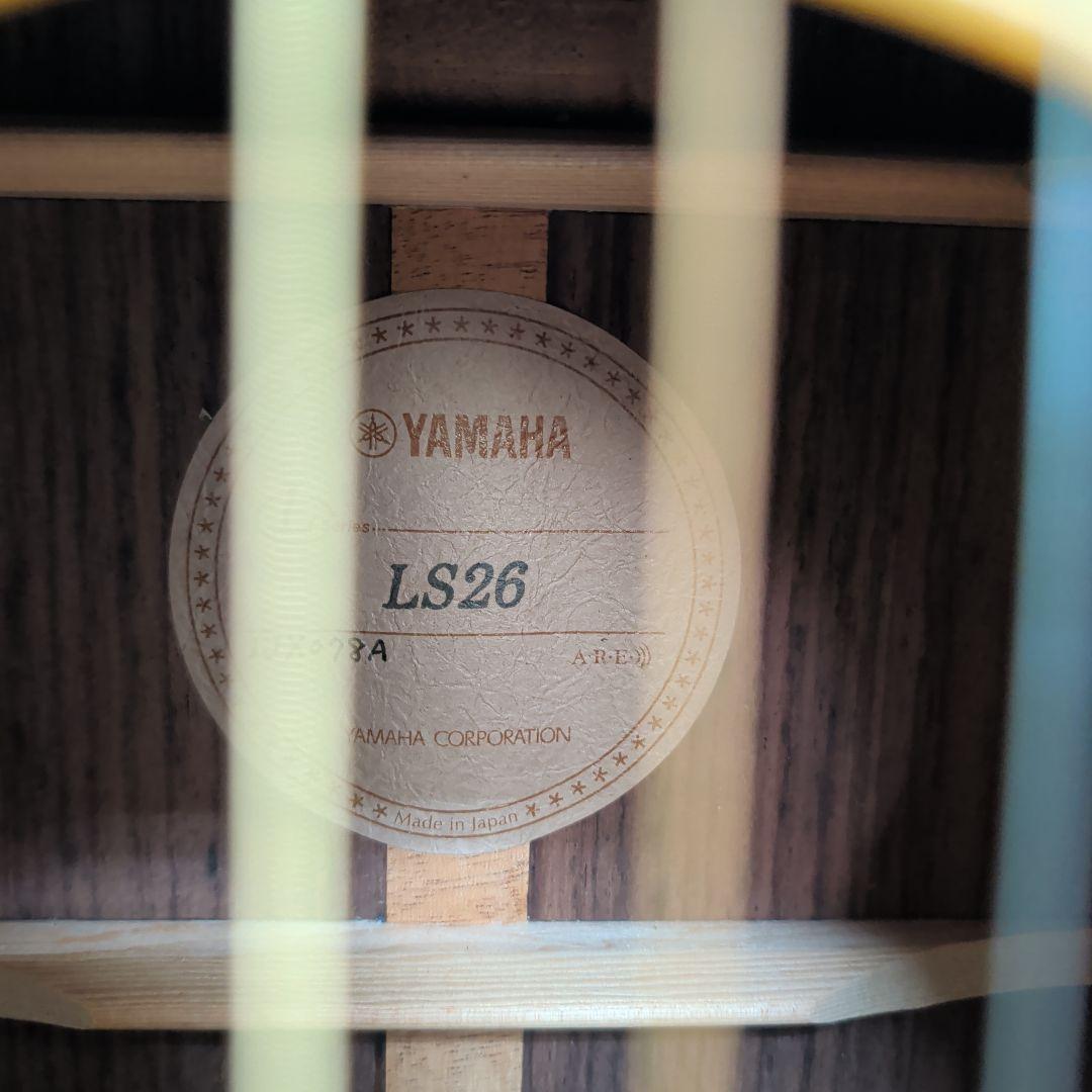 アコースティックギター スモールボディ ナチュラル ヤマハ　LS26 ARE