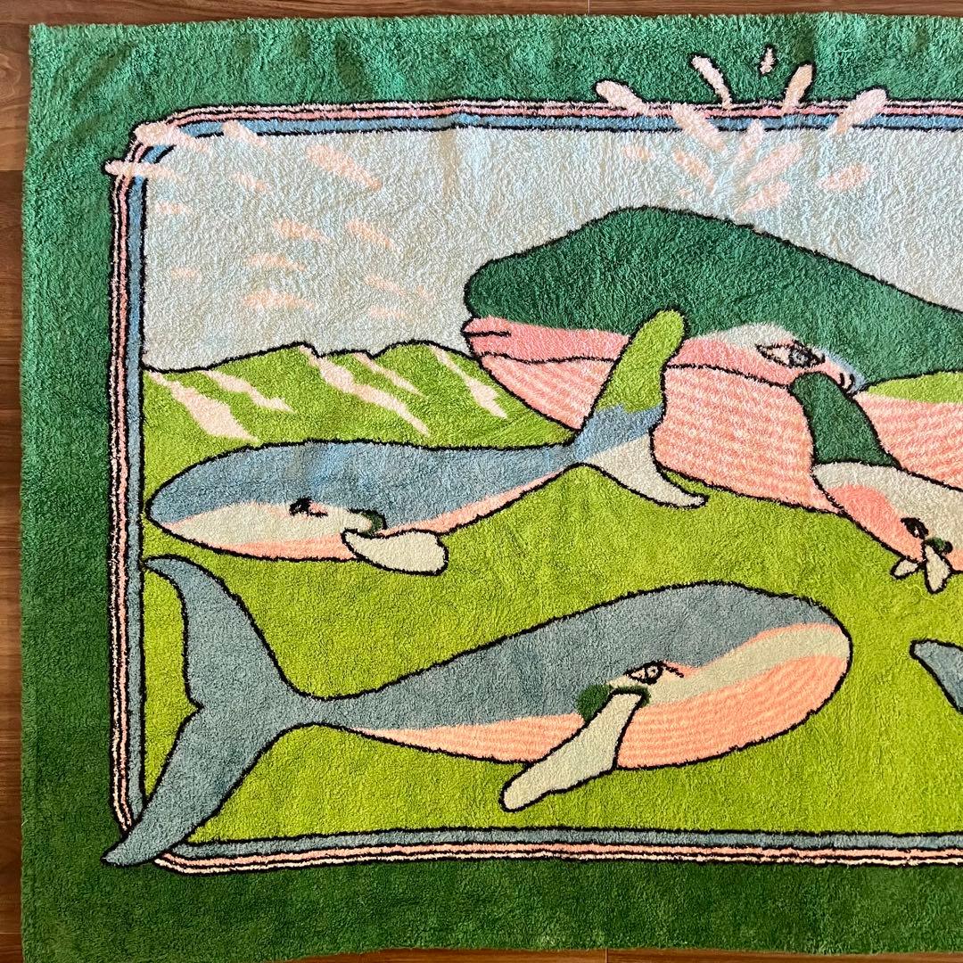 ⭐️超レア❗️良品❗️HERMES エルメス/大判ビーチタオル/レアなクジラ柄！