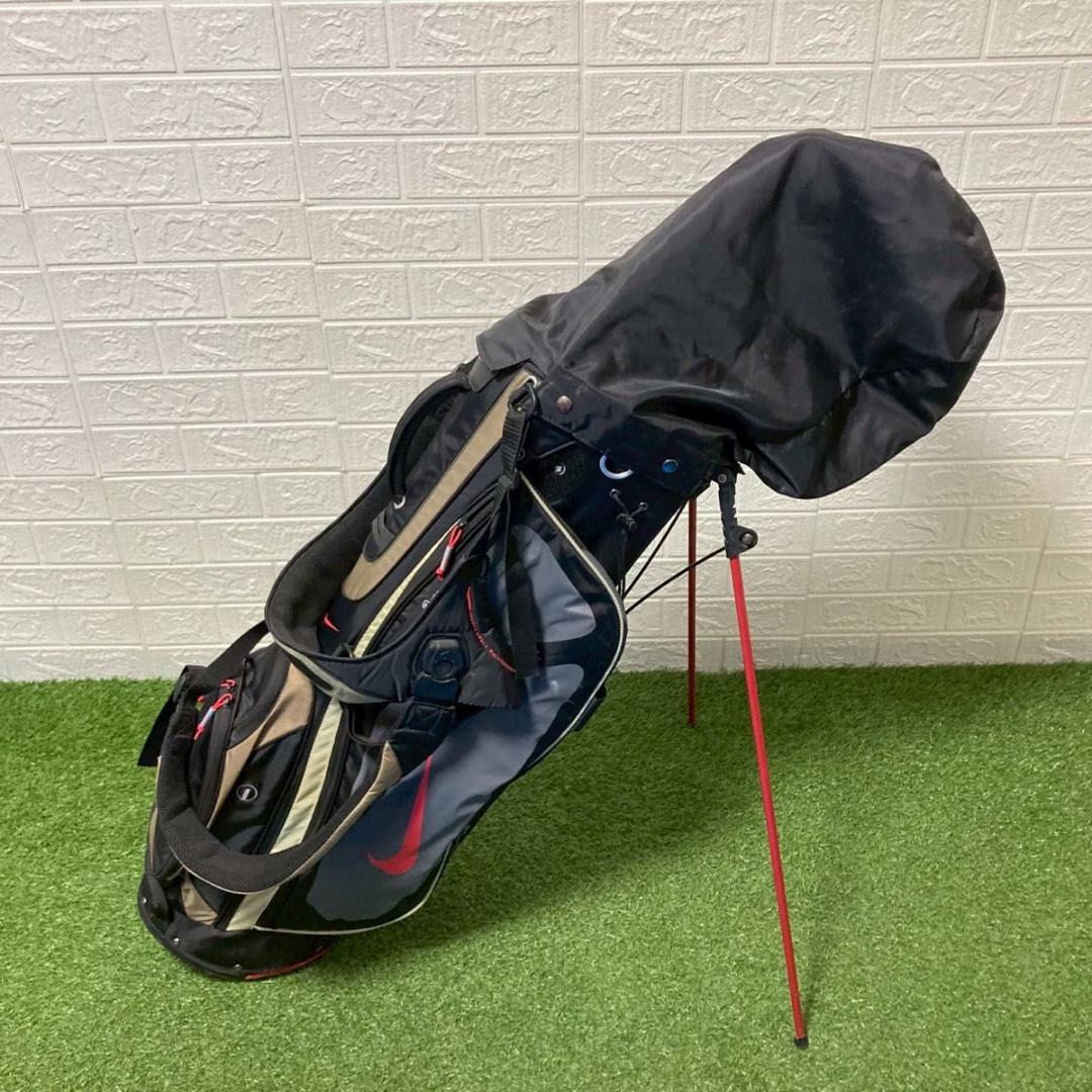NIKE ナイキ　キャディバッグ　　スタンド式　ブラック