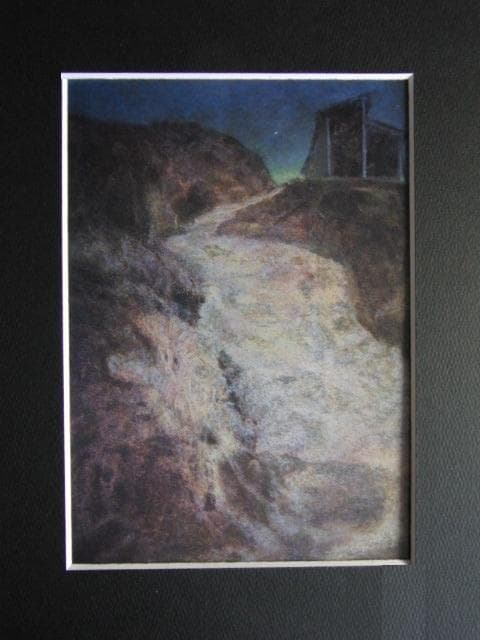 澤野文臣、【道】、希少な額装用画集より、新品額装付、状態良好