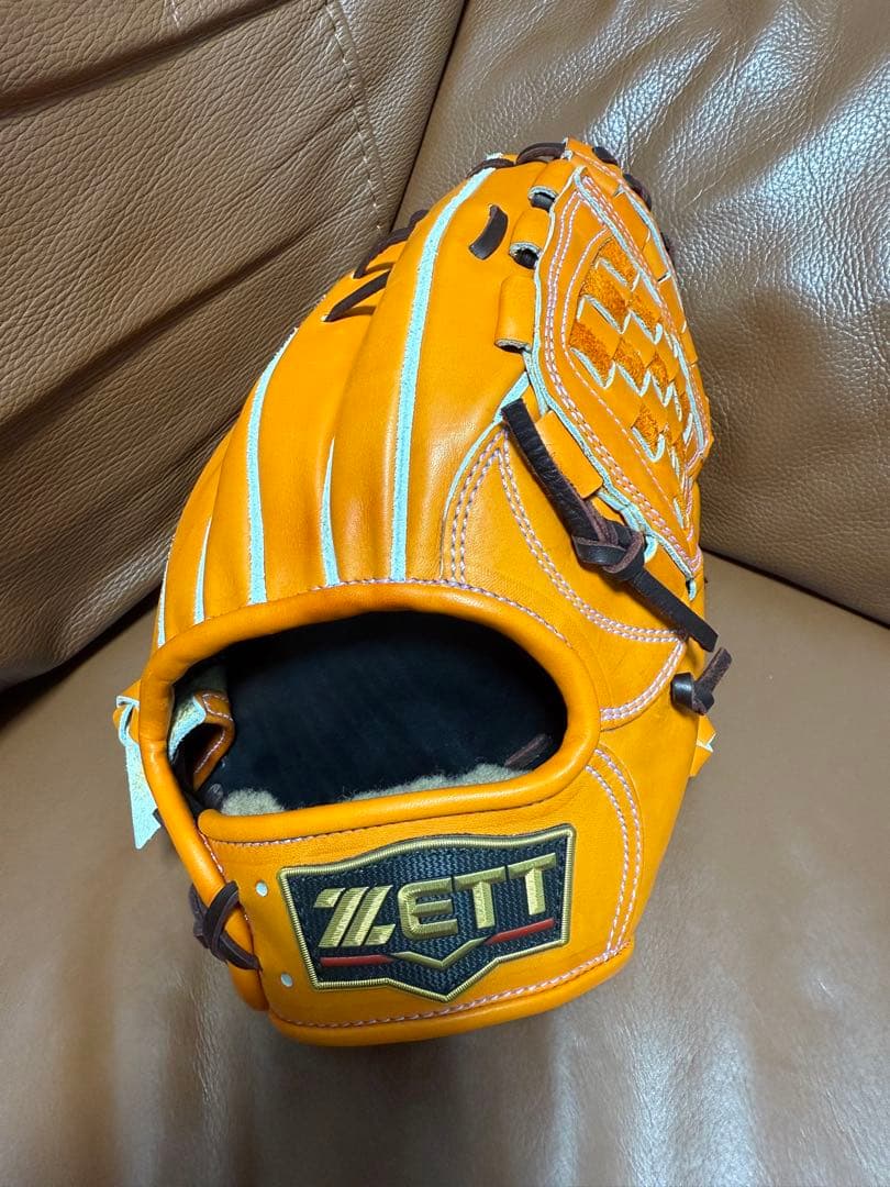 ZETT 硬式源田モデル　プロ担当者型付け済み