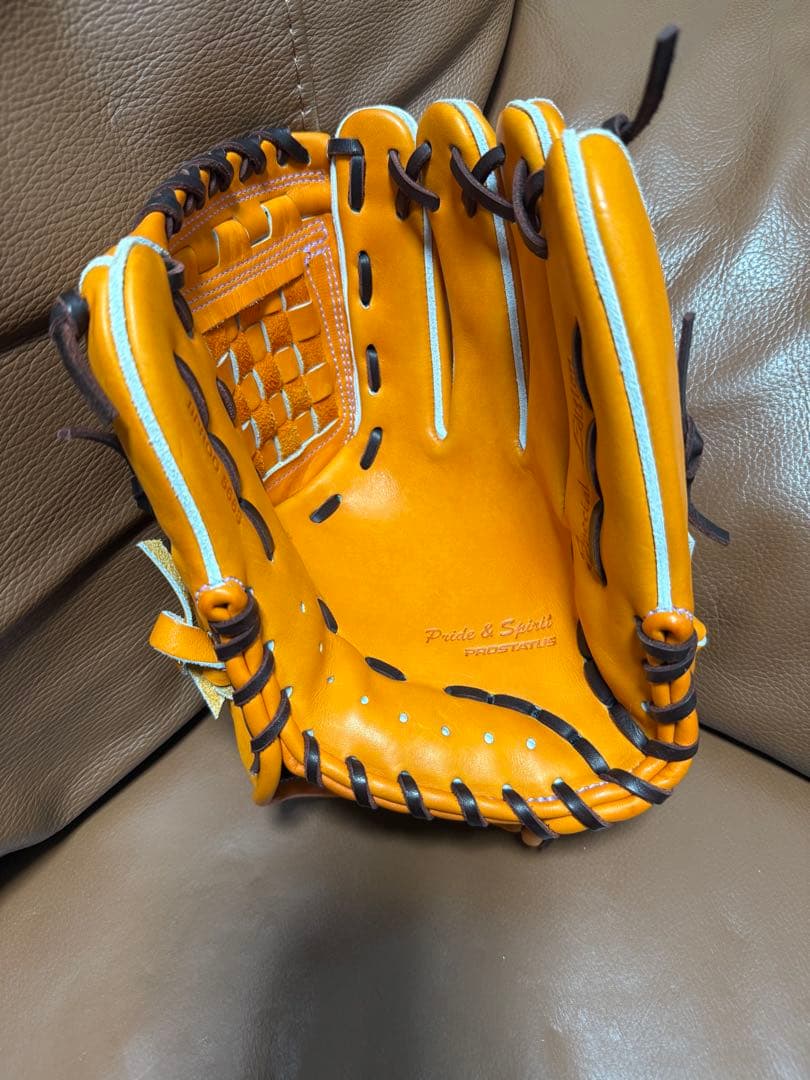 ZETT 硬式源田モデル　プロ担当者型付け済み