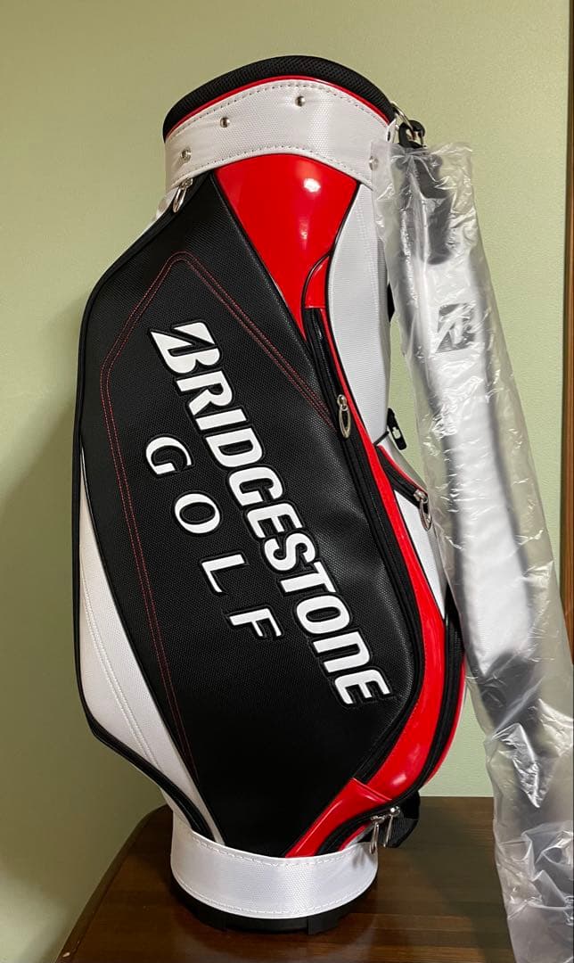 BRIDGESTONE GOLF キャディバッグ 赤・白・黒