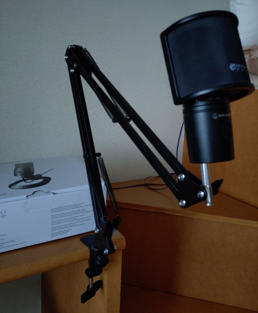 【動作OK/美品】audio-technica AT2020USB-X｜アーム付