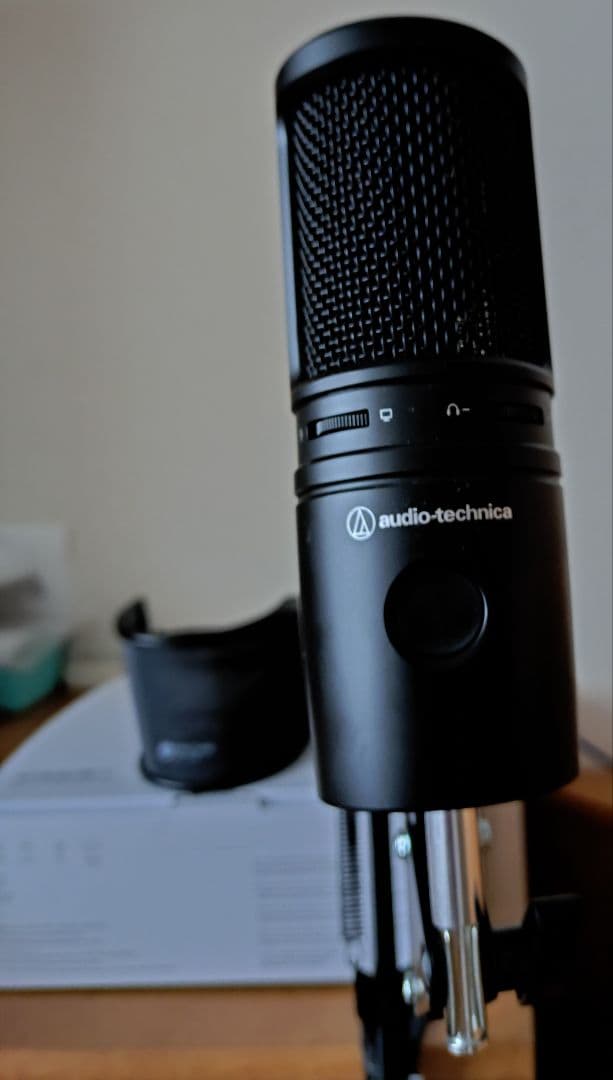 【動作OK/美品】audio-technica AT2020USB-X｜アーム付