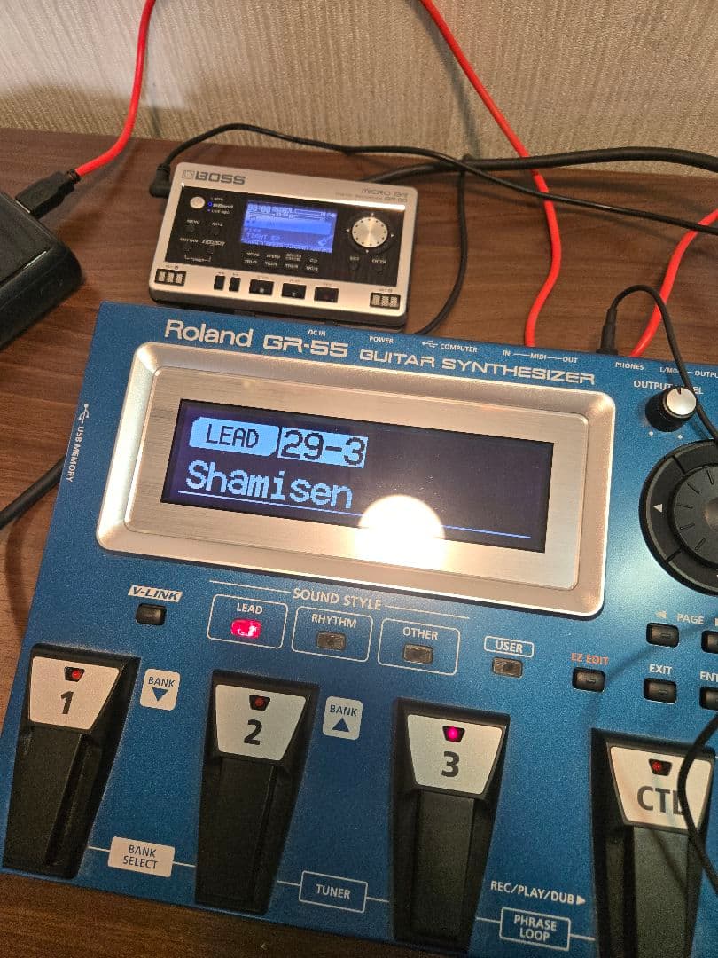 Roland GR-55 ギターシンセ レフティ｜取付済み｜Pelican