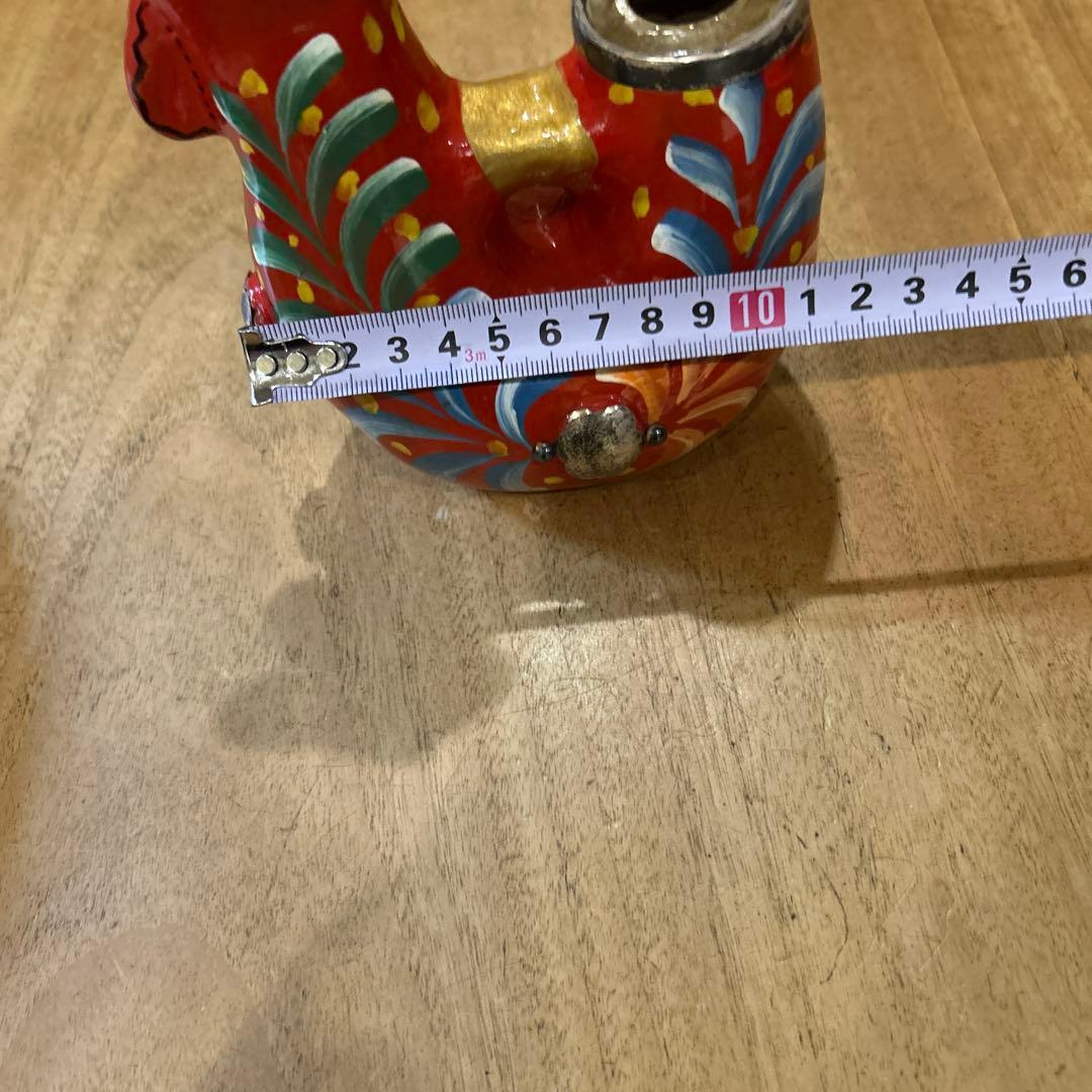 ポルトガル　ビンテージ　ニワトリ花瓶